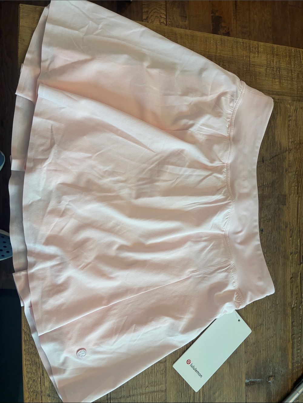 lululemon blush pink athletic skort